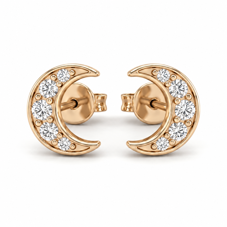 Boucles d'oreilles Luna-Stella - LNS-BO-SGE-003