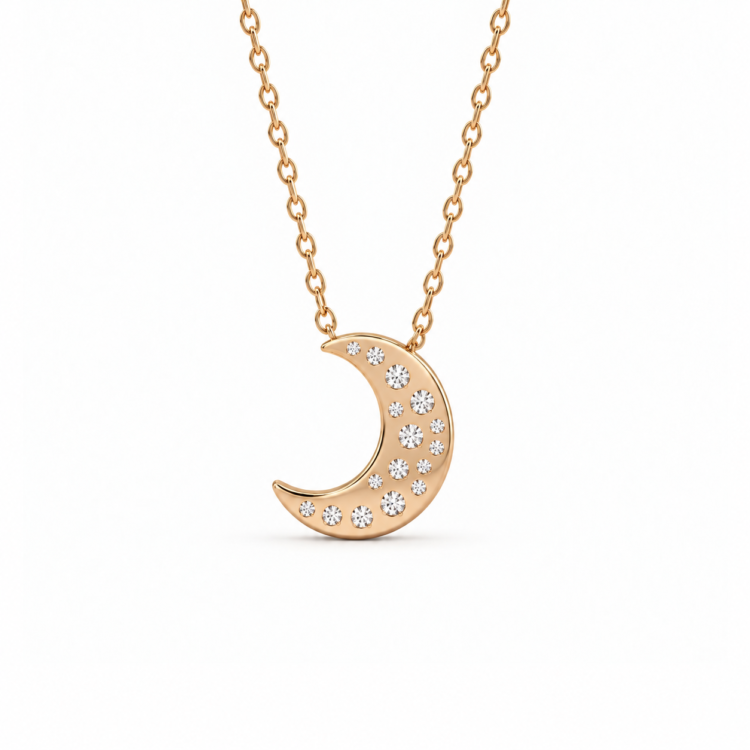 Collier-pendentif Luna-Stella - LNS-CO-SGE-002