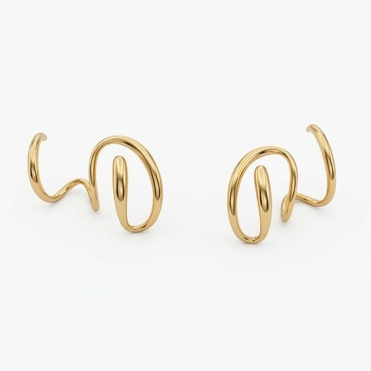 Boucles d'oreilles Sculptura - SCU-BO-SGT-002